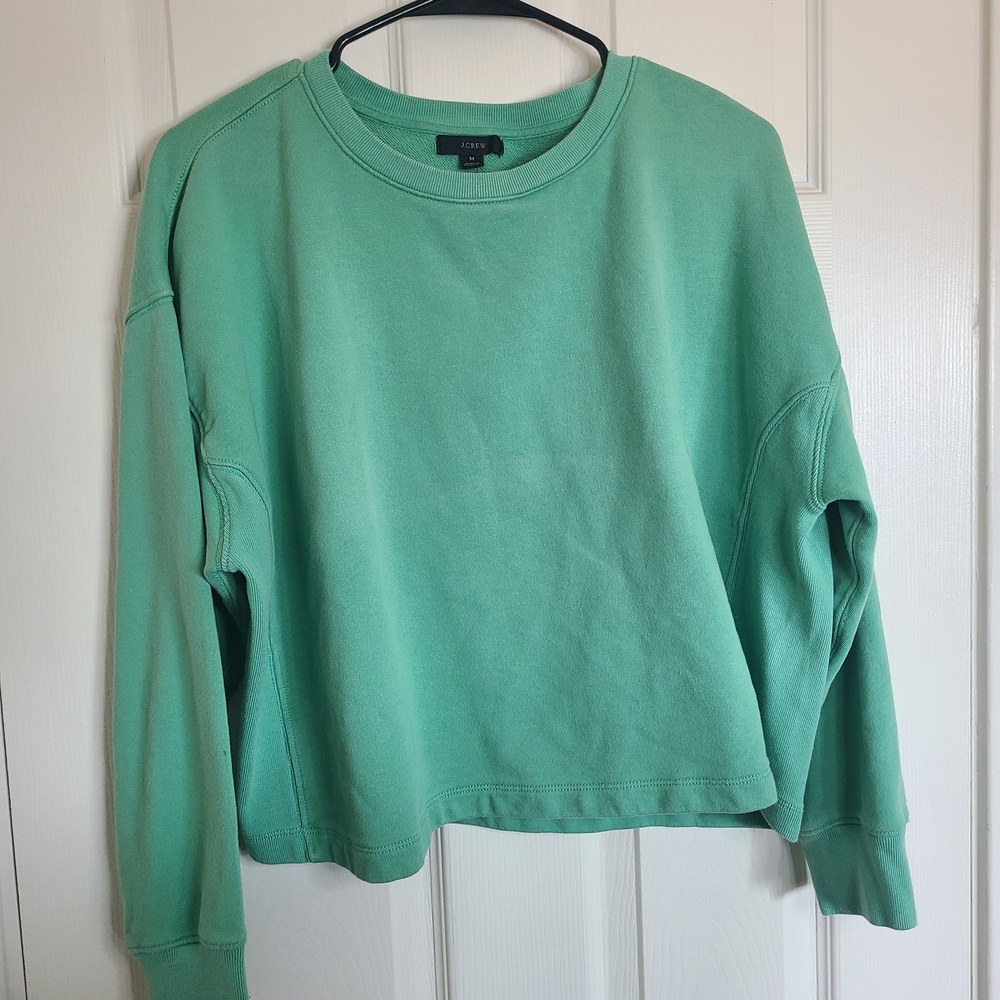 J. Crew Green Sweatshirt